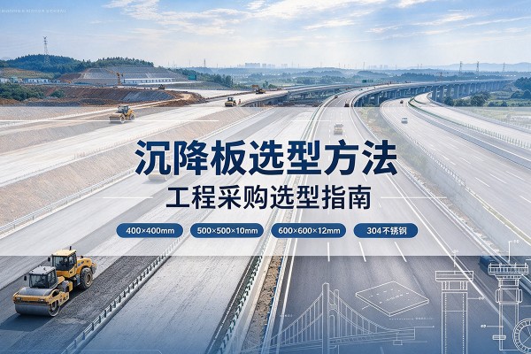 衢江沉降板选择方法
