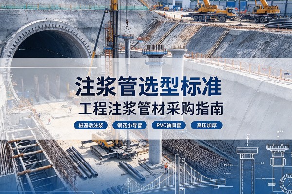 衢江注浆管选型标准