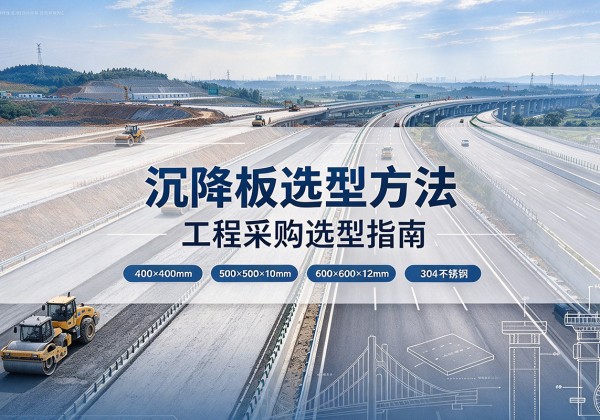 衢江沉降板选择方法
